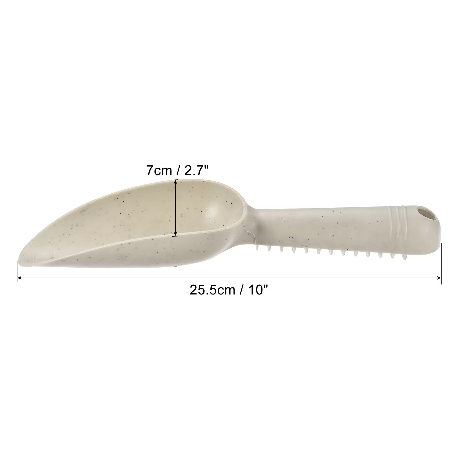 Uxcell 10'' Gardening Shovel Spoons Soil Scoops Transplanting Tools, Marble 2 Pack