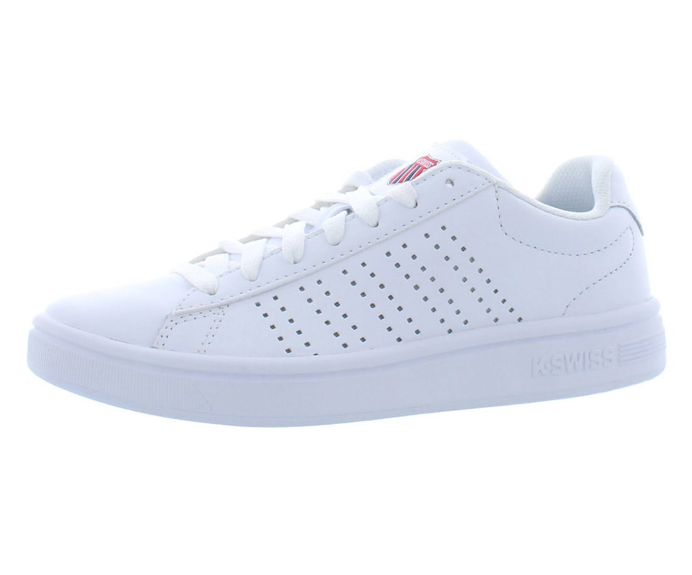 K-Swiss Court Casper Womens Shoes Size 5.5, Color: White/Corporate