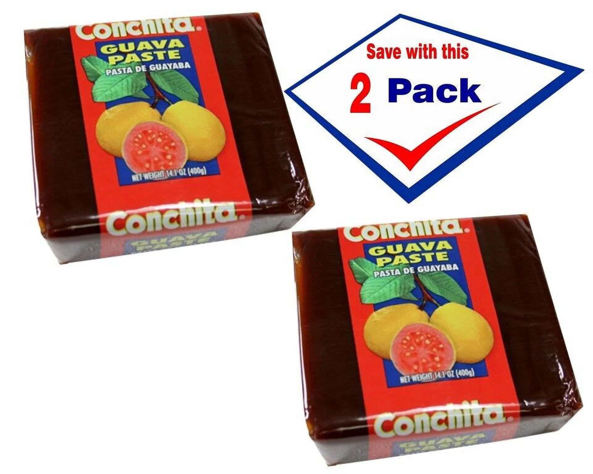 Conchita Guava Paste, Pasta De Guayava, 14 Oz Each 2 Pack by Conchita