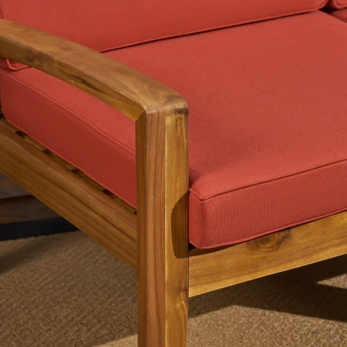 Sectional Sofa 3-seat L-shaped Sofa with Movable Footrest Sofa,low-profile Coffee table ﻿