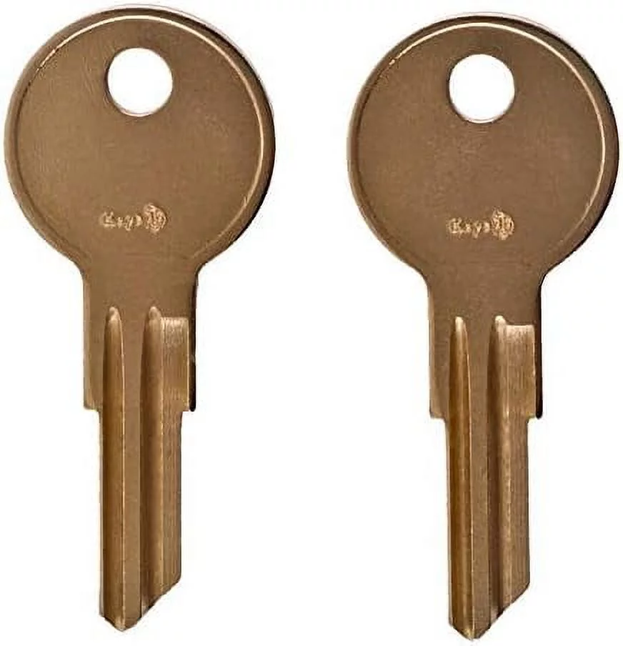 Pair Of 2 -Replacement Keys For T01 T02 T04 Husky Tool Box (Husky ) Home Depot. Keys Pre Cut To Code By (T02 Husky)