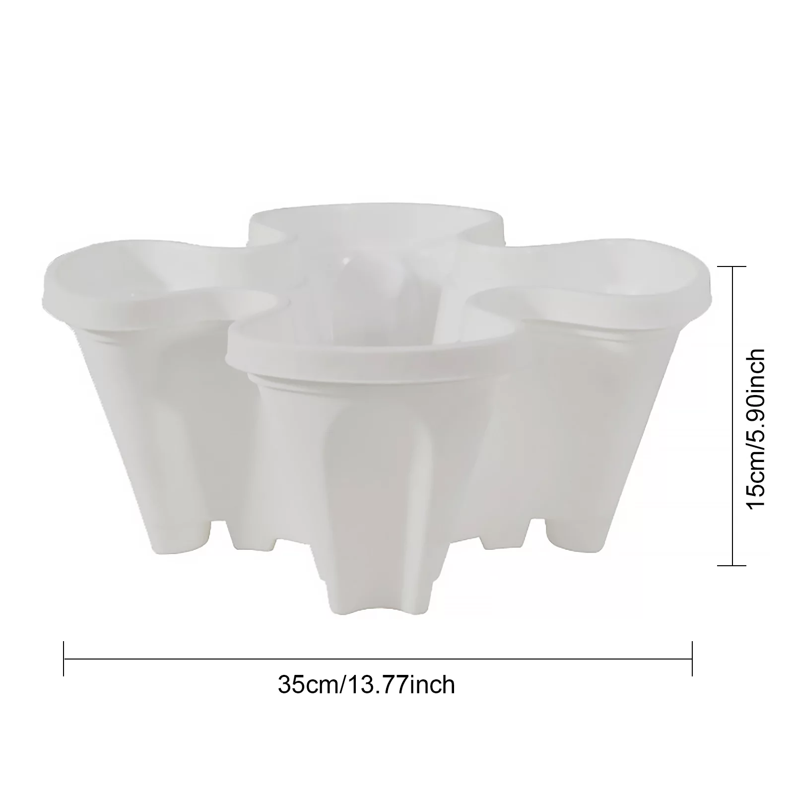 Gardening Stackable Vertical Planter, Tower Planting Nursery Pots - 1 Tier