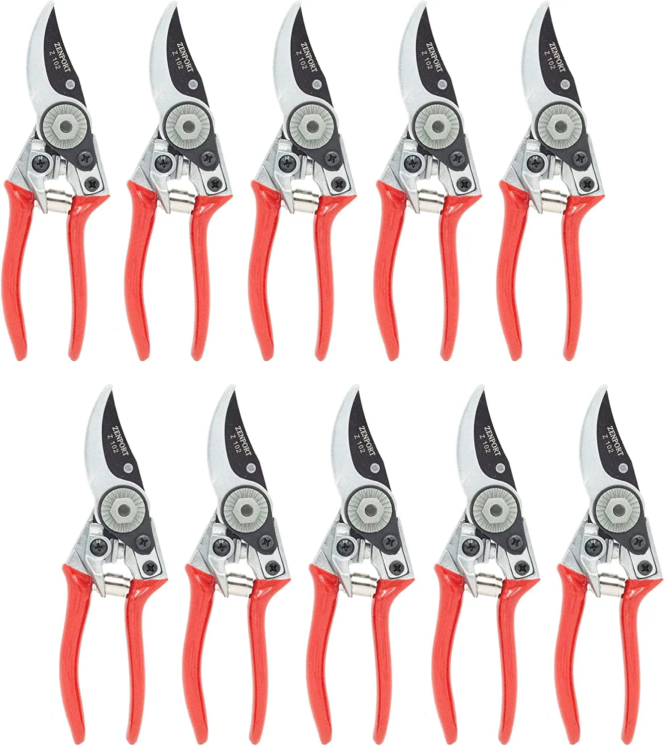 Zenport Z102-3PK Swiss Style Hand Bypass Pruner, 7-Inch