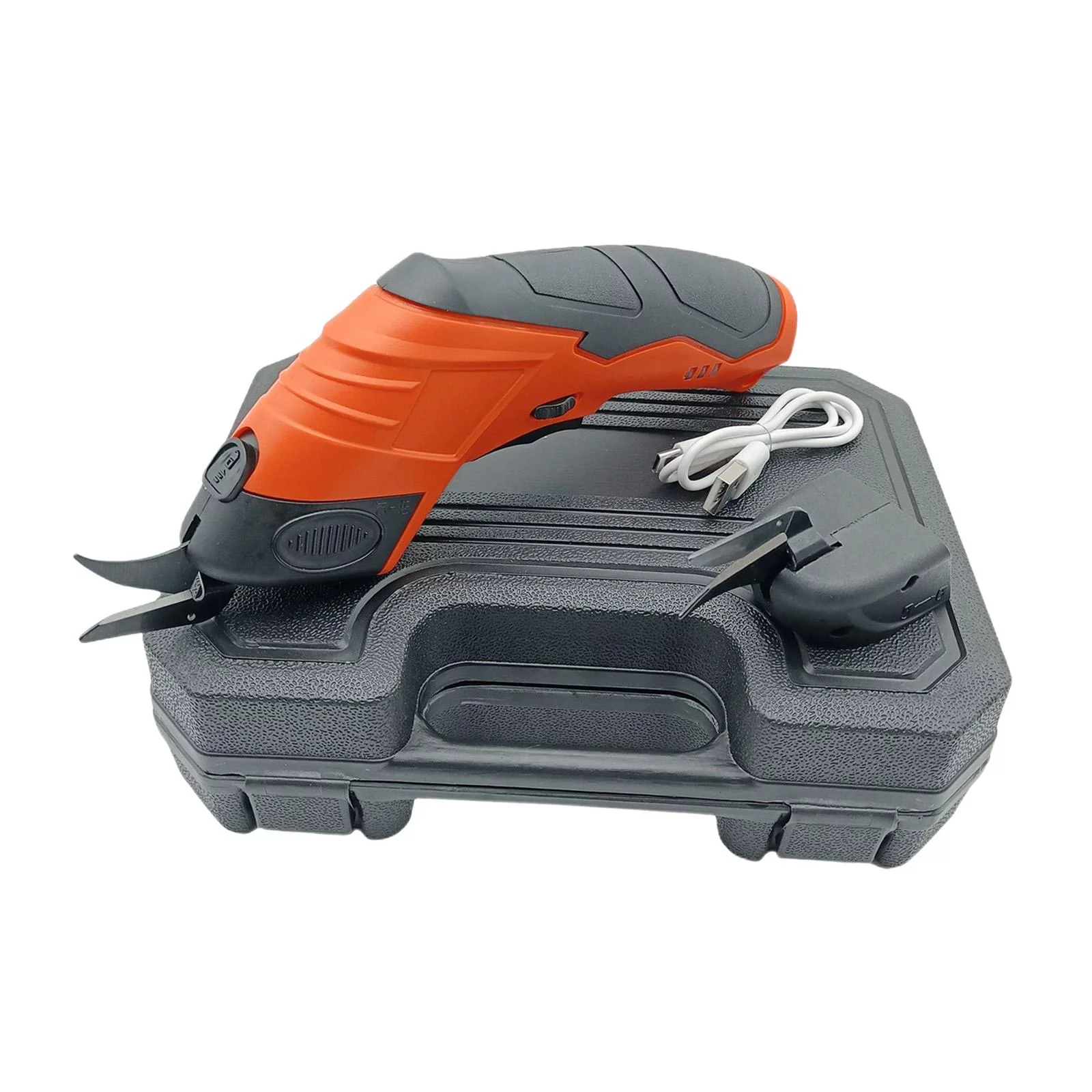 Electric Scissors Electric Fabric Scissors Cordless Professional Heavy Duty Box Cutter Cutting Tool for Crafting Carpet Sewing Scrapbooking Box 2 Blade