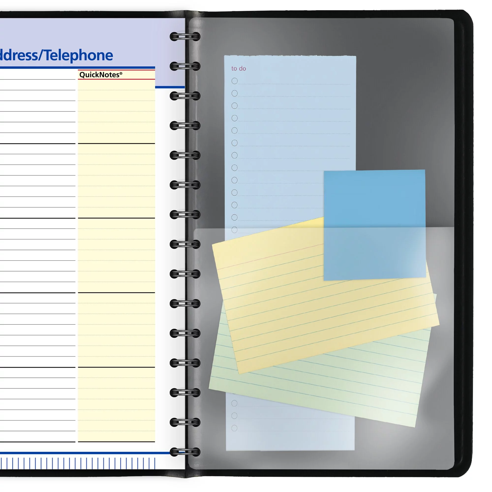 AT-A-GLANCE QuickNotes 2024 Daily Monthly Appointment Book Planner Black Small 5