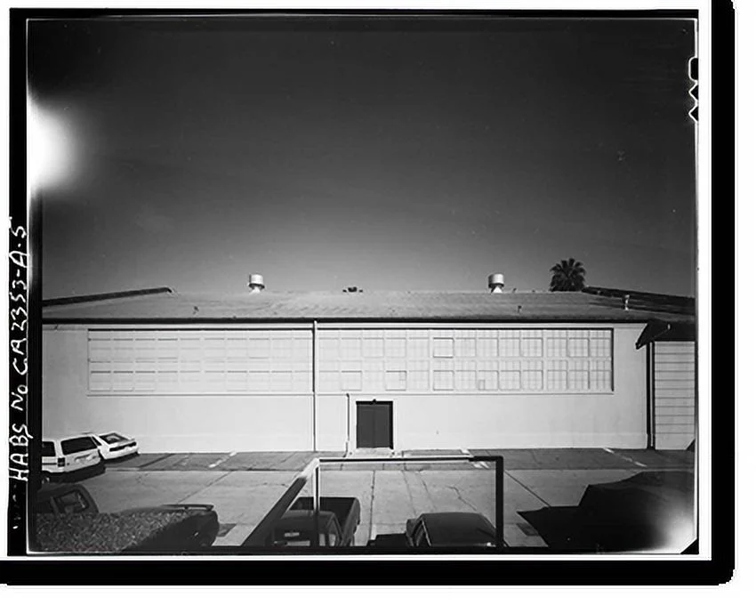 Historic Framed Print, March Air Force Base, March Field, Gymnasium, DeKay Avenue, Moreno Valley, Riverside County, CA - 5, 17-7/8