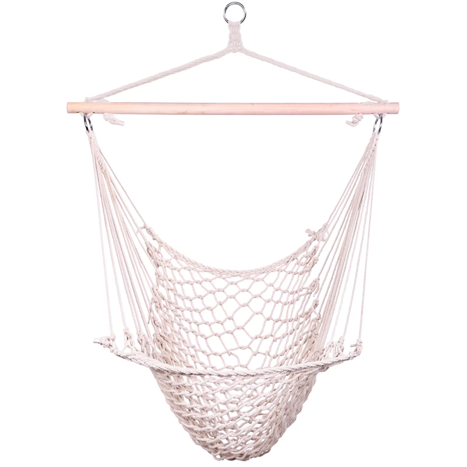 1pcs Hanging Rope Chair,Beige
