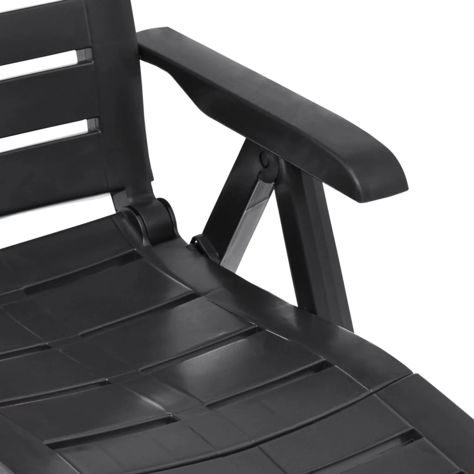 Suzicca Folding Sun Lounger Anthracite
