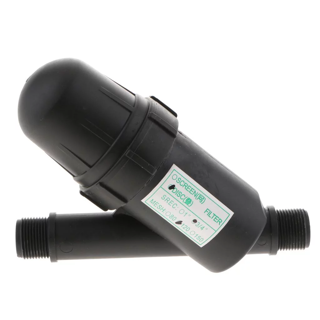 3/4 In. Disc Filter 120 Mesh Irrigation Water Tank Pool Pump Screen