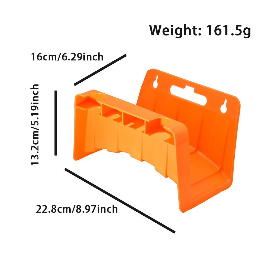 ZiSUGP Wall Mounted Garden Hose Pipe Cable Hanger Tidy Bracket -Shed Rack Fence Holder Sprinkler System Parts Female to Female