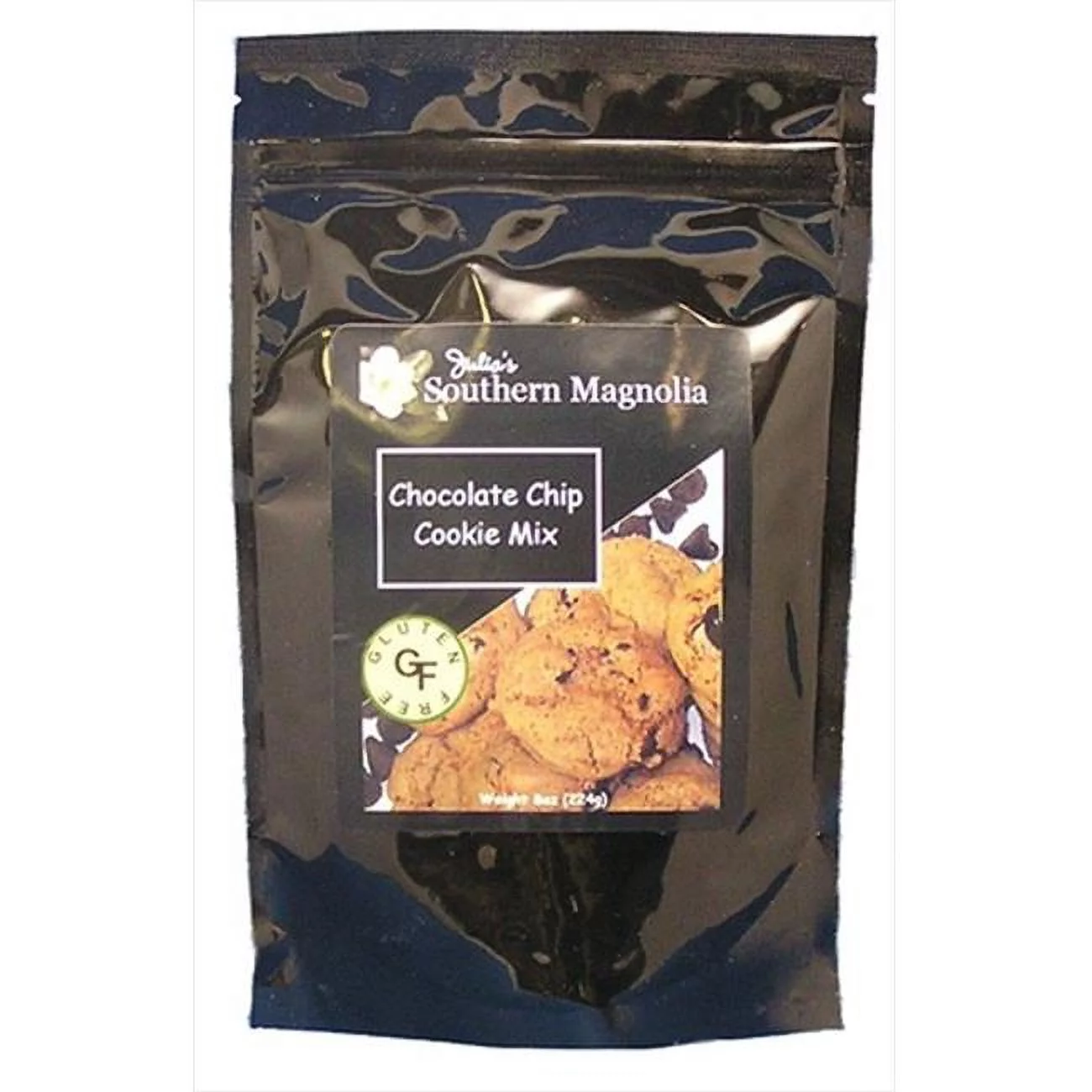 Julias Southern Magnolia  Gluten Free Chocolate Chippers Cookie Mix 8oz bag- Pack of 4