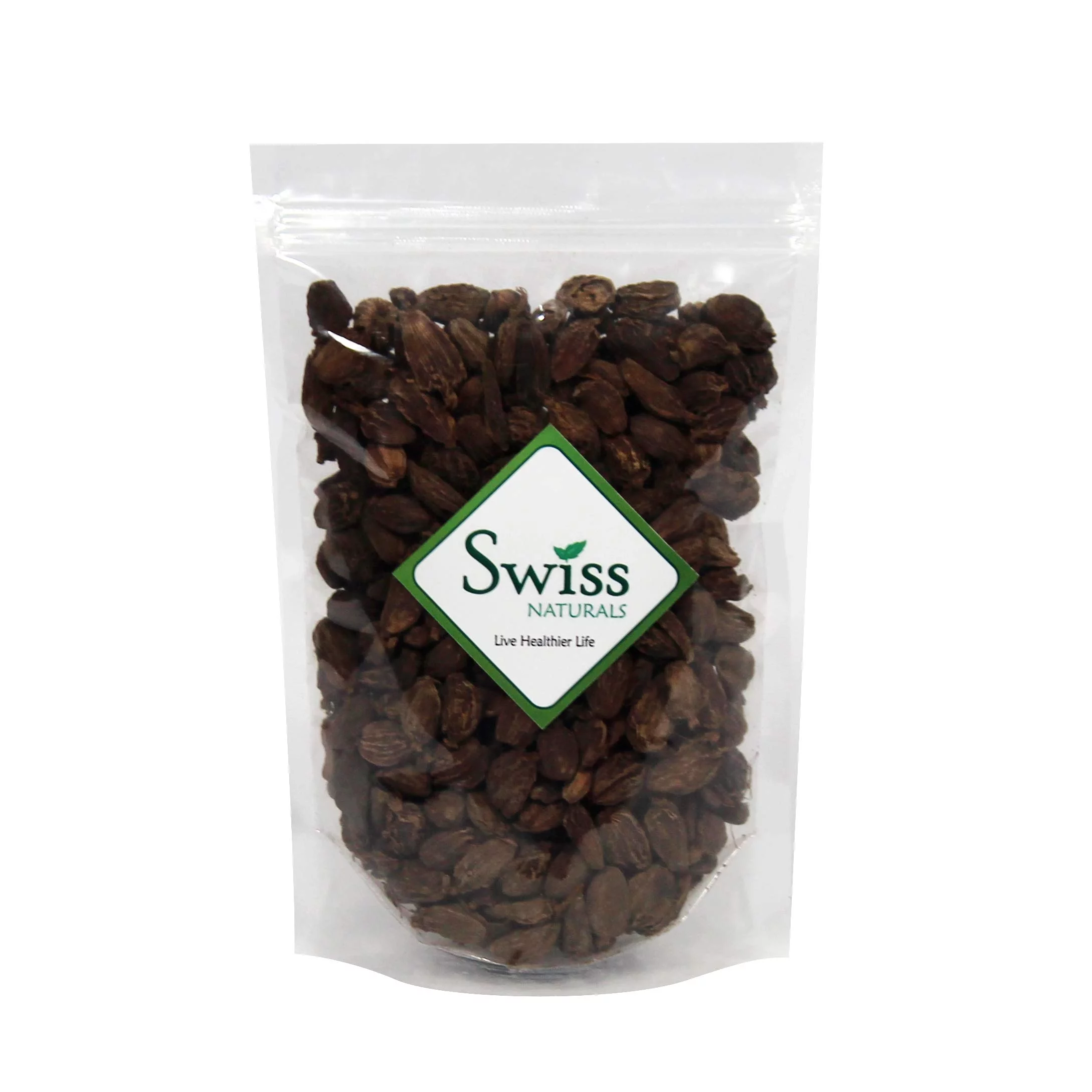 Swiss Naturals Black Cardamom | Kali Elaichi | Badi Ilayachi Whole | Big Cardomon Whole, 100Gm