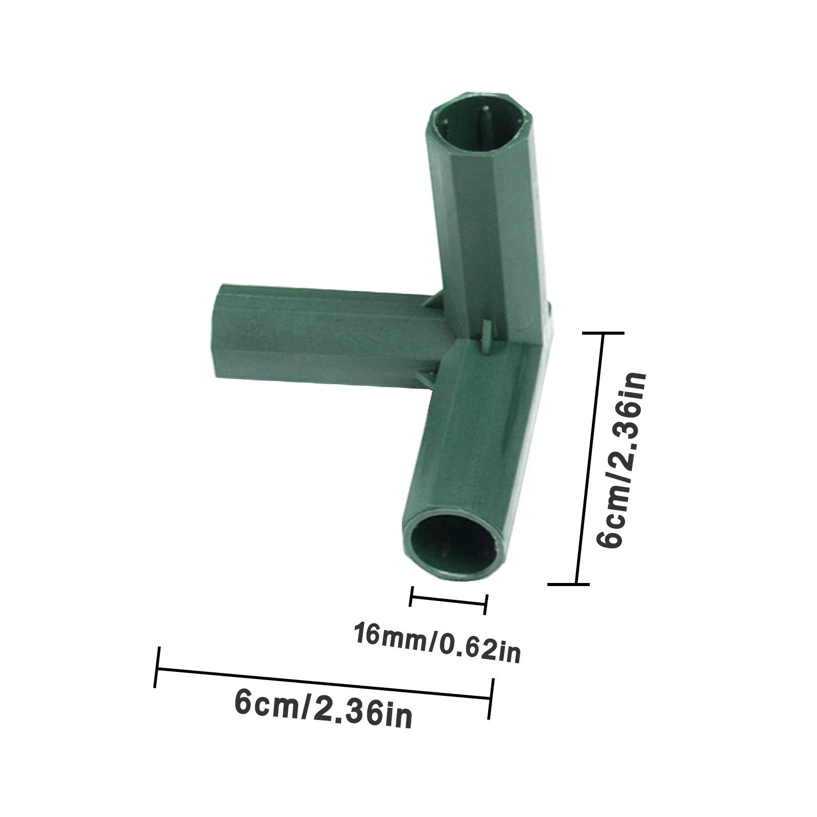 Cover for Garden Bed Connectors For Greenhouse 3 Way 4 Way And 5 Way Joints With Sturdy Support Poles & Gardening Accessory Kit 5PC Set Graduation Gift