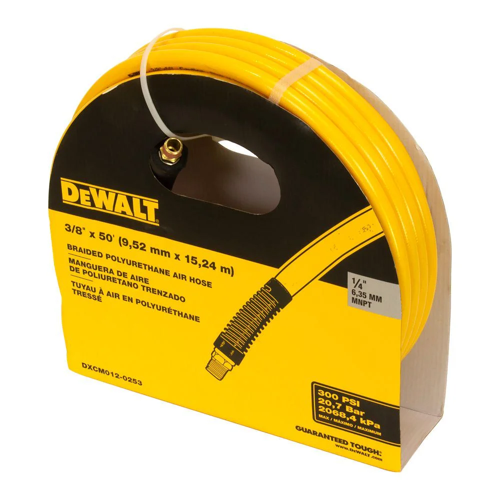 DeWALT 3/8 in. x 50 ft. Polyurethane Hose