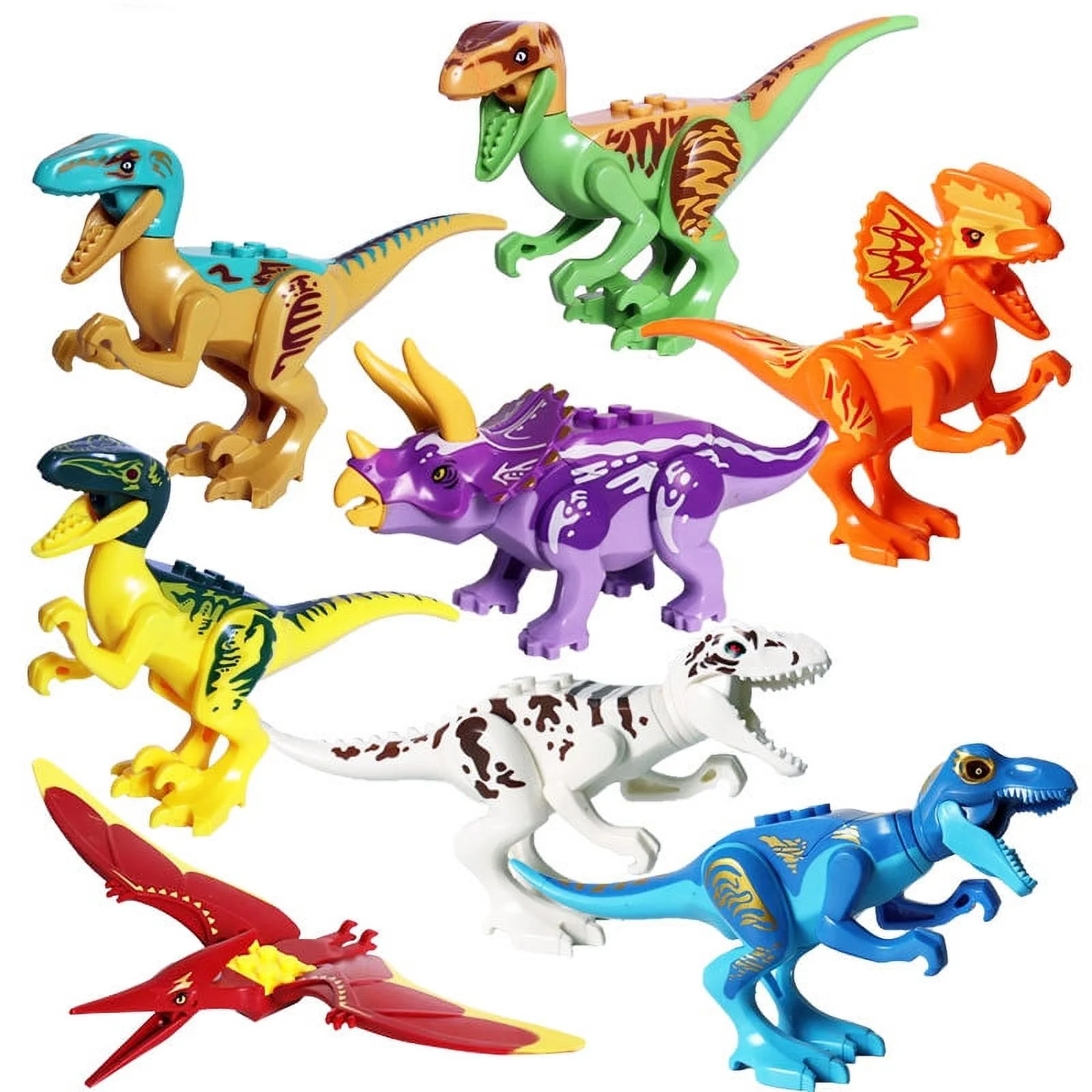 Jurassic World Small Dinosaurs 8 Custom Figures Set 2
