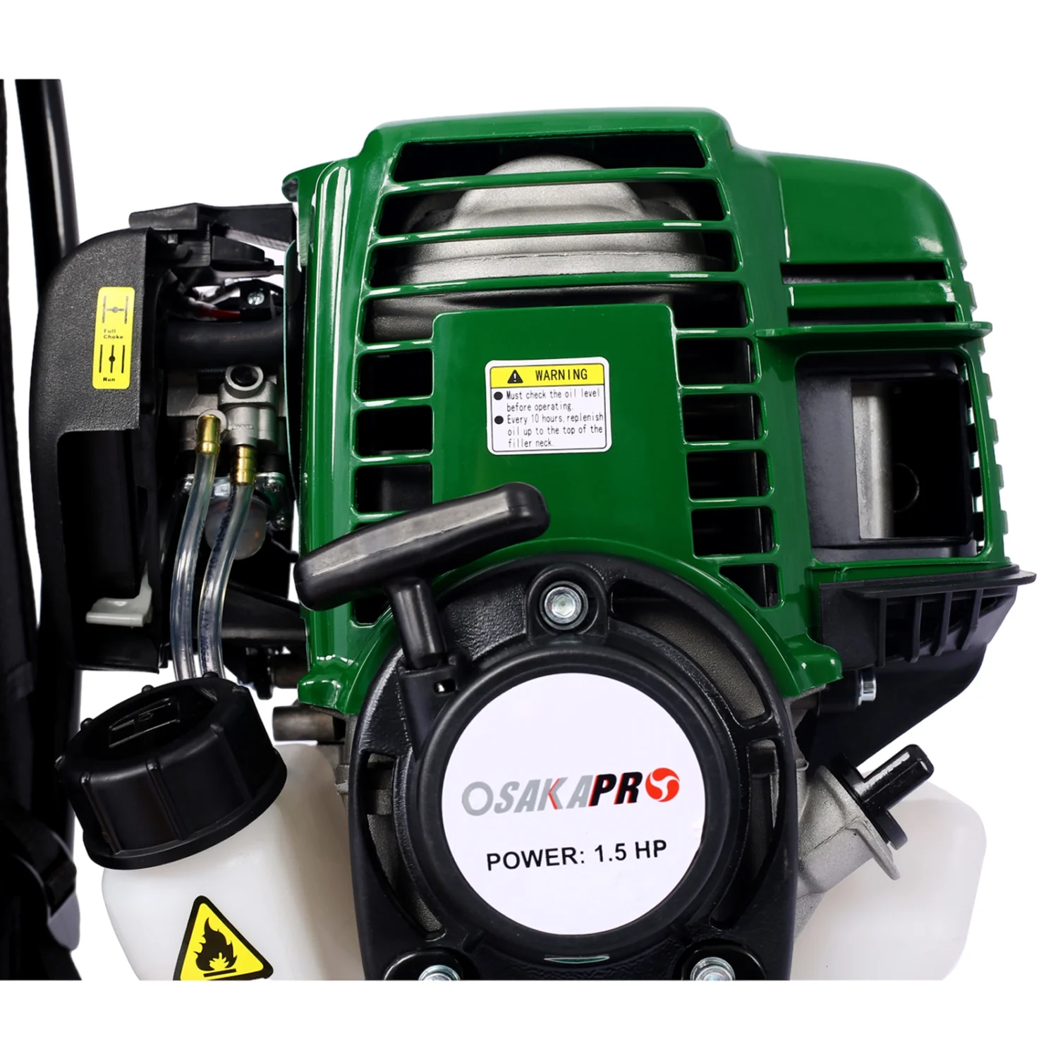 Backpack 4 in 1 Multi-Functional Trimming Tool  38CC 4-stroke Garden Tool System with Gas Pole Saw  Hedge Trimmer  Grass Trimmer  and Brush Cutter EPA Compliant