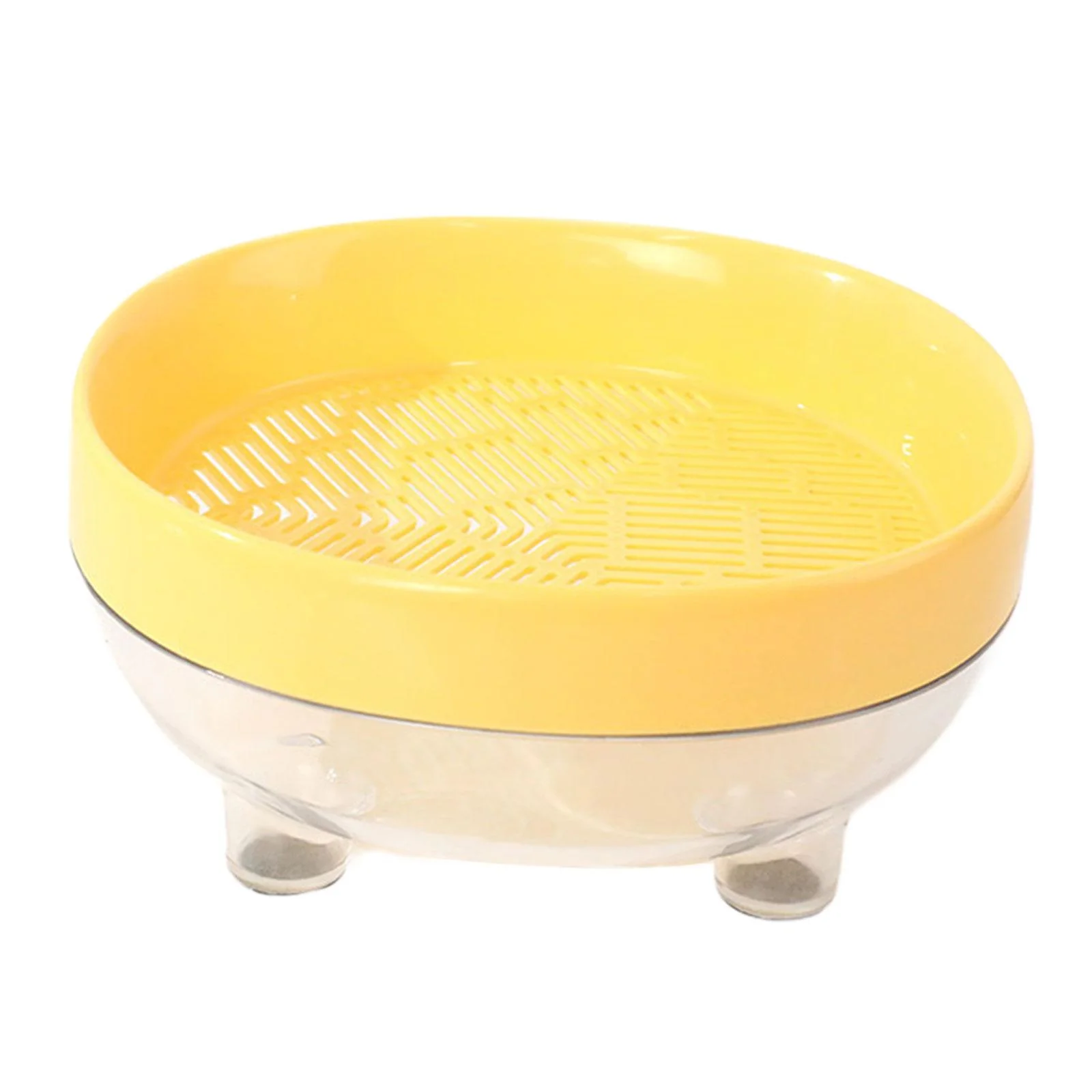 Miulika Cat Grass Case Seed Tray Nursery Tray Seed Germination with Drain Holes Soilless Culture Cat Grass Case for Greenhouse Yellow