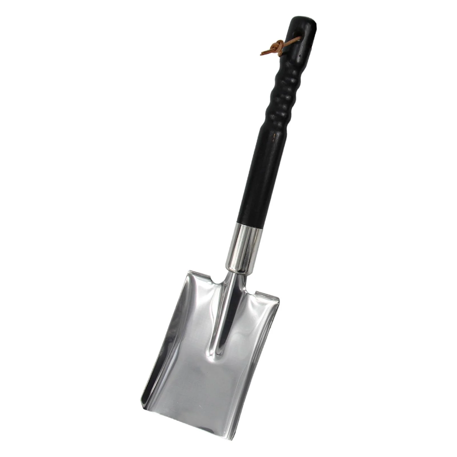 Gazechimp Garden Shovel Accessories Stainless Steel Nonslip Handle Hand Digging Shovel Square Point