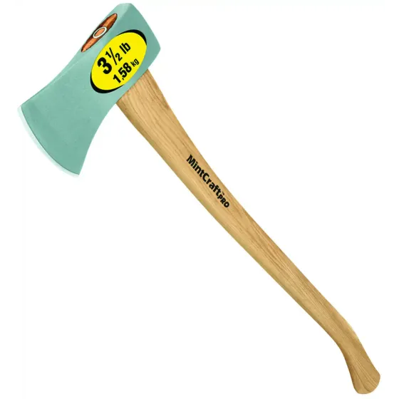 Vulcan 34484 Single Bit Axe With 36 Inch Hickory Handle 3 1/2 Pound, Each