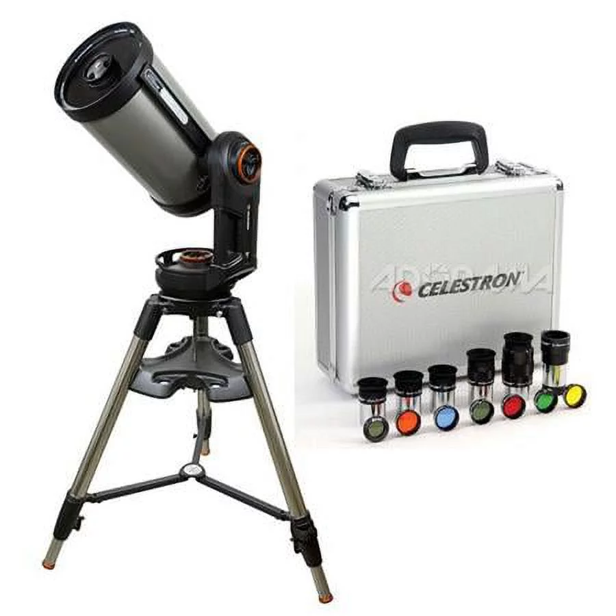 NexStar Evolution 9.25 Schmidt-Cassegrain Telescope w/Integrated WiFi - w/Deluxe Accessory Kit (5 Celestron Plossl Eyepieces, 1.25