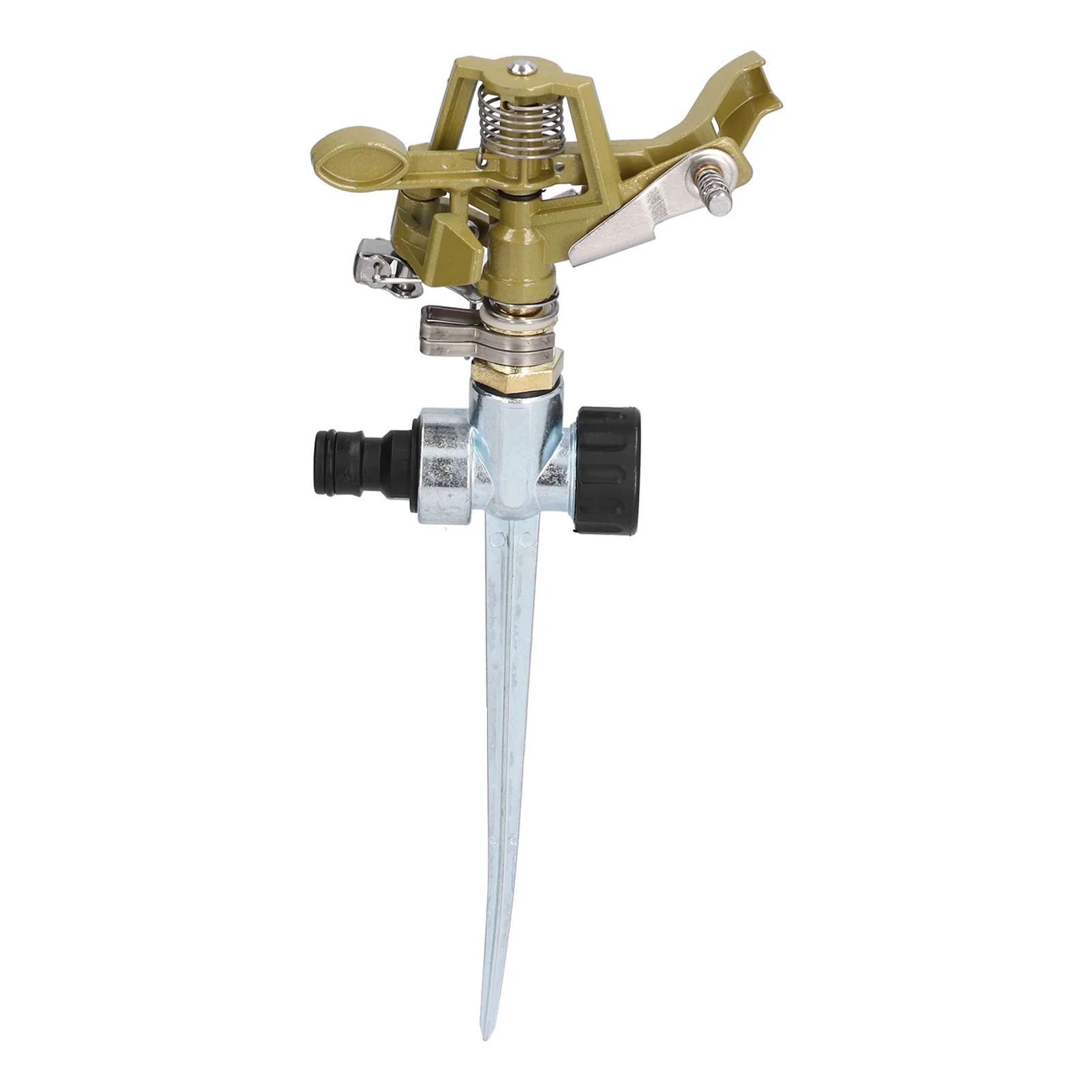 Nimomo Sprinkler Durable Automatic Sprinkler 360° Rotation Water Sprinkler Watering Irrigation Tool for Lawn Garden(b)