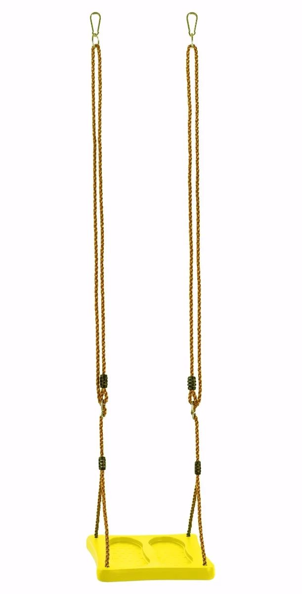 Machrus Swingan One Of A Kind Standing Swing Tree Swing With Adjustable Ropes - Fully Assembled - Yellow