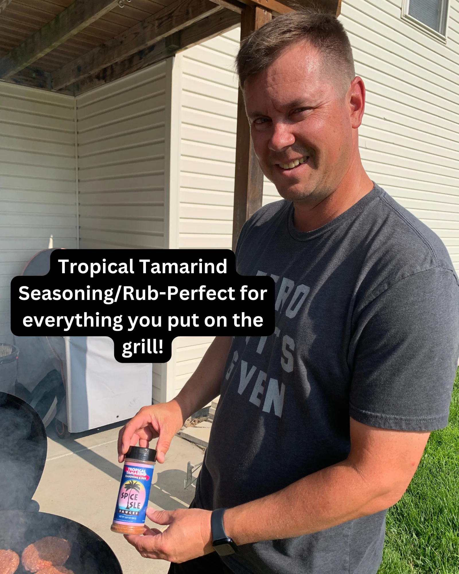 Spice Isle Sauces Tropical Tamarind Seasoning/Rub 2-pack, Mild Caribbean Blend with Tamarind, 2-6.5 oz