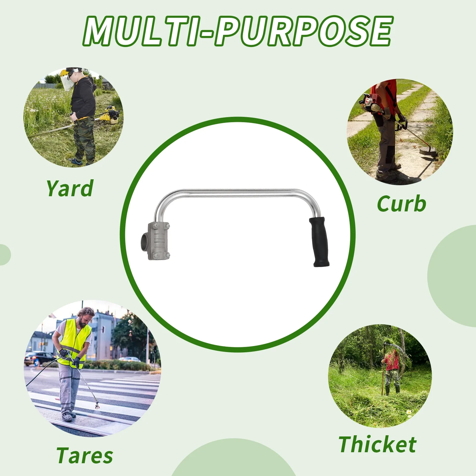 GoolRC Tool handle,Handle Of Mower Handle With Clamp With Clamp Lawn Of Mower Handle Eater Handle With Weed Eater Handle Clamp Lawn Handle Auxiliary Handle Tool Handle Lawn Handle Lawn Mewmewcat