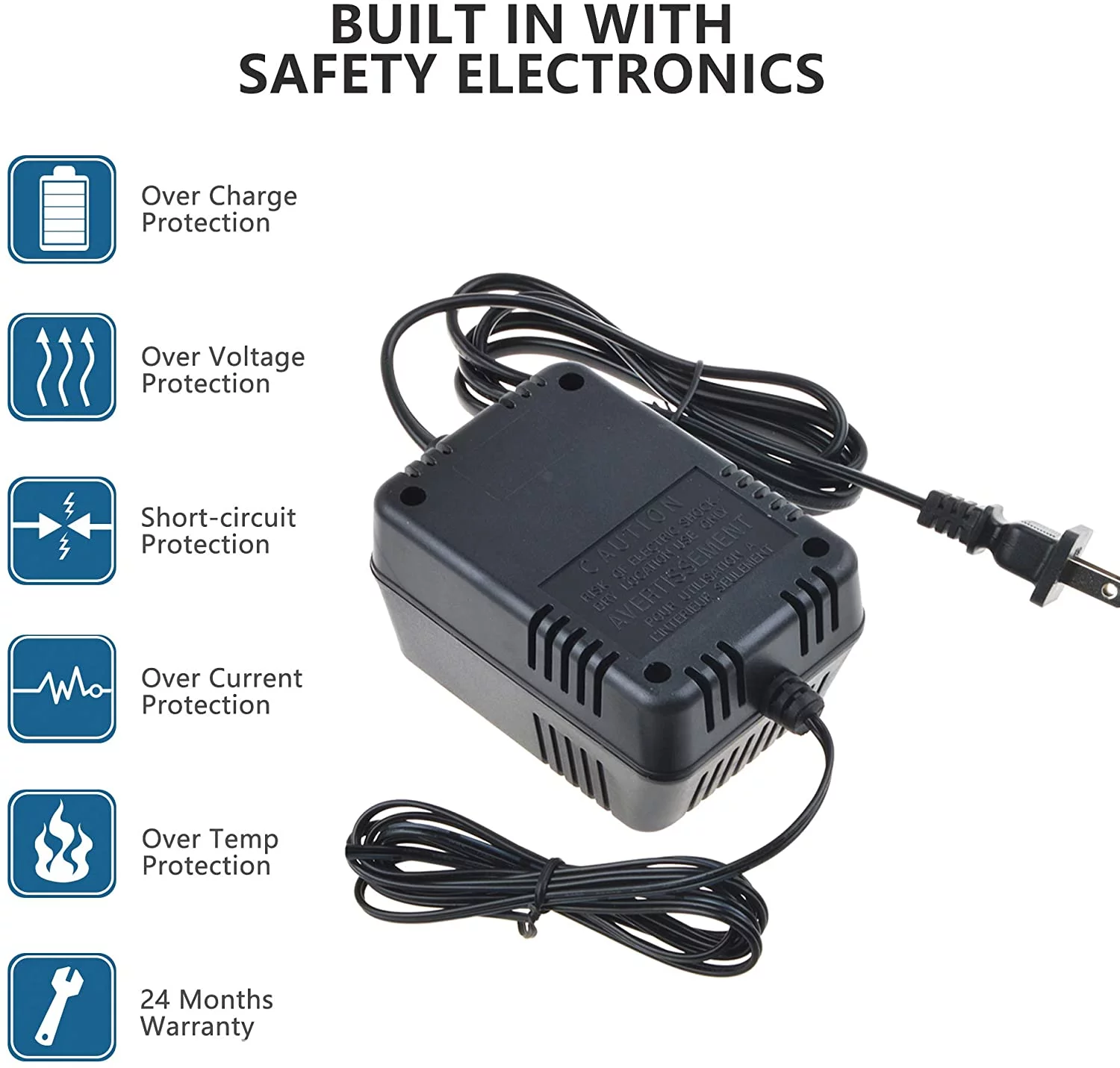 PwrON Compatible AC Adapter Power Replacement for MKA-482401000 Sprinkler Controller 8 or 16 zones