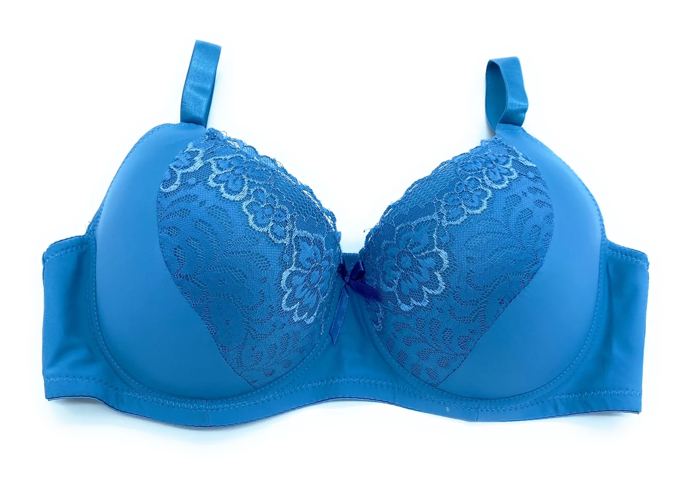 6 Pieces Plus Size Wired Full Cup Plain Gentle Push Up Bra D/DD 42D (3902-61R5-63R1)