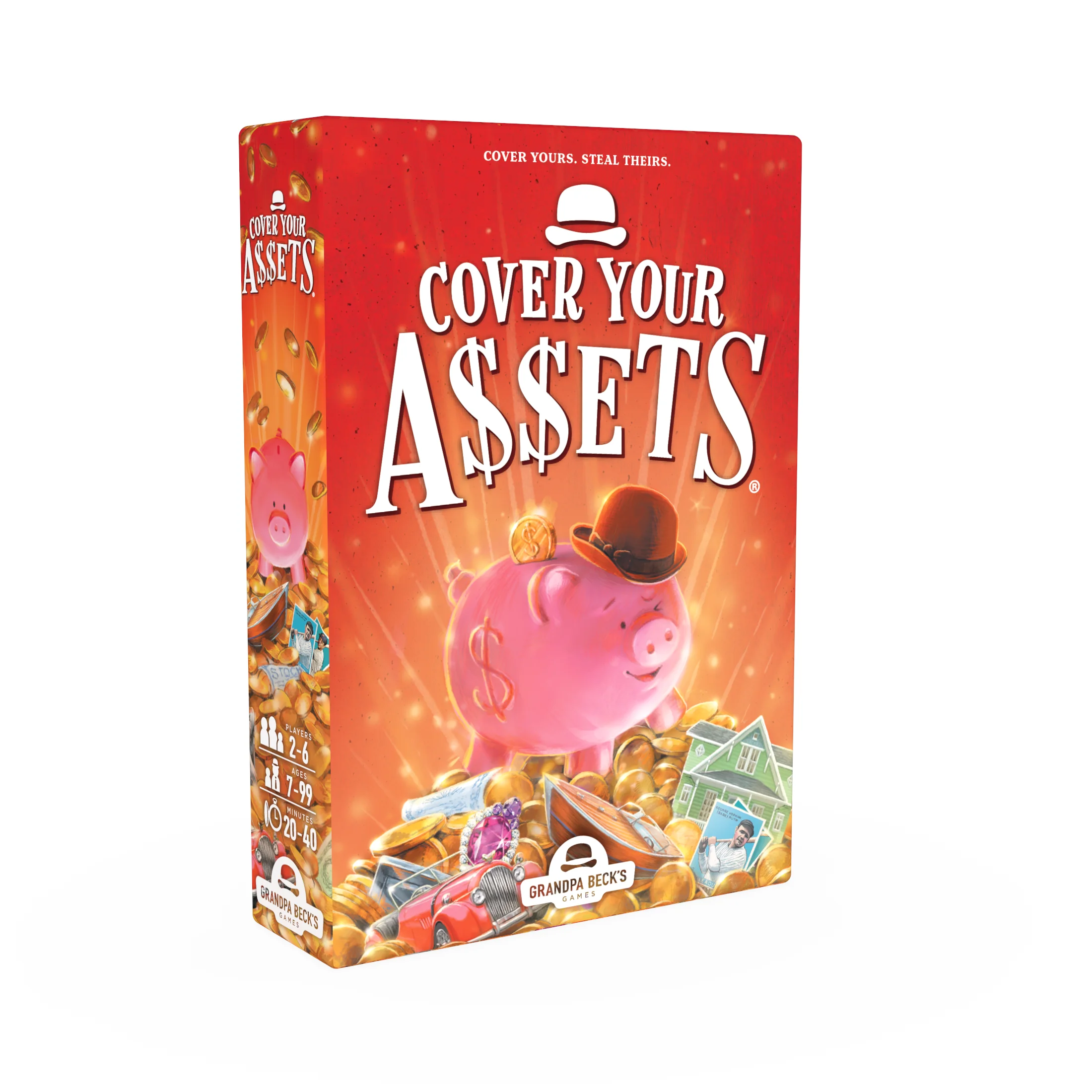 Cover Your Assets | Set Collecting Card Game | from the Creators of Skull King, Grandpa Becks Games