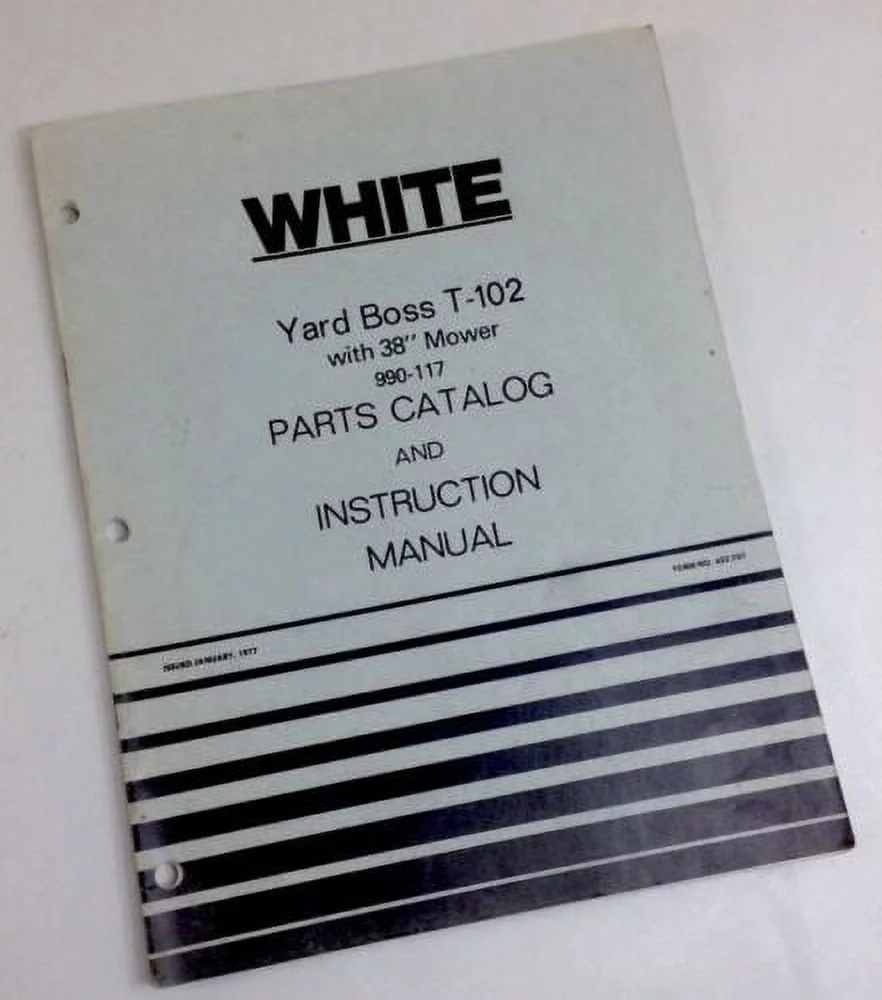 White Yard Boss T-102 38