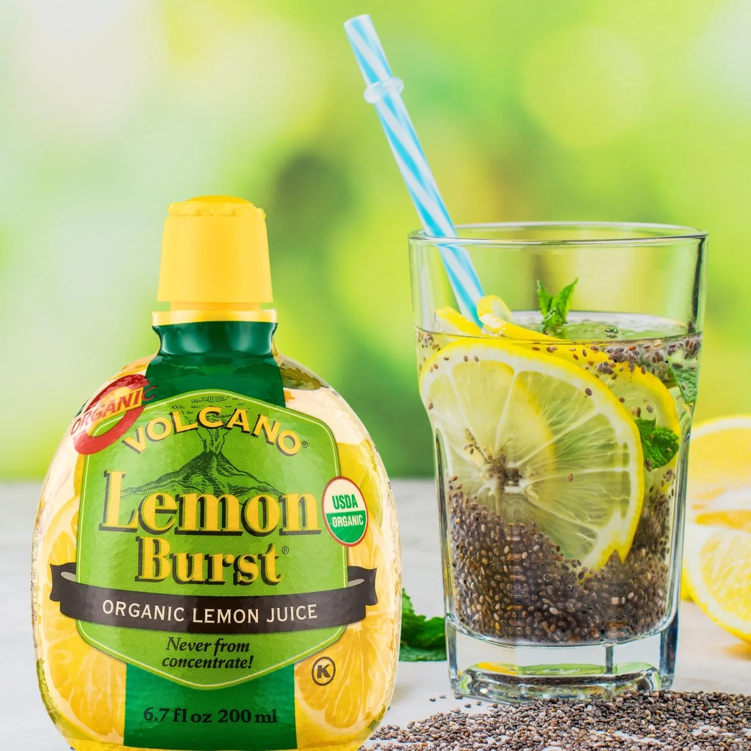 Organic Lemon (Juice) , 6.7-Ounce Containers (Pack of 6)