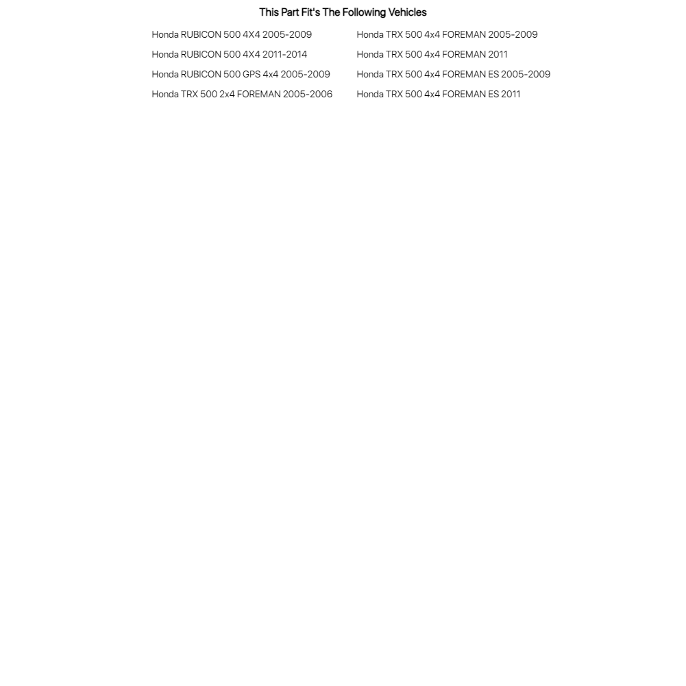 Tusk Off-Road Tusk Subzero Snow Plow Kit, Winch Equipped ATV, 60/ Blade for Honda Rubicon 500 4X4 2005-2009,2011-2014