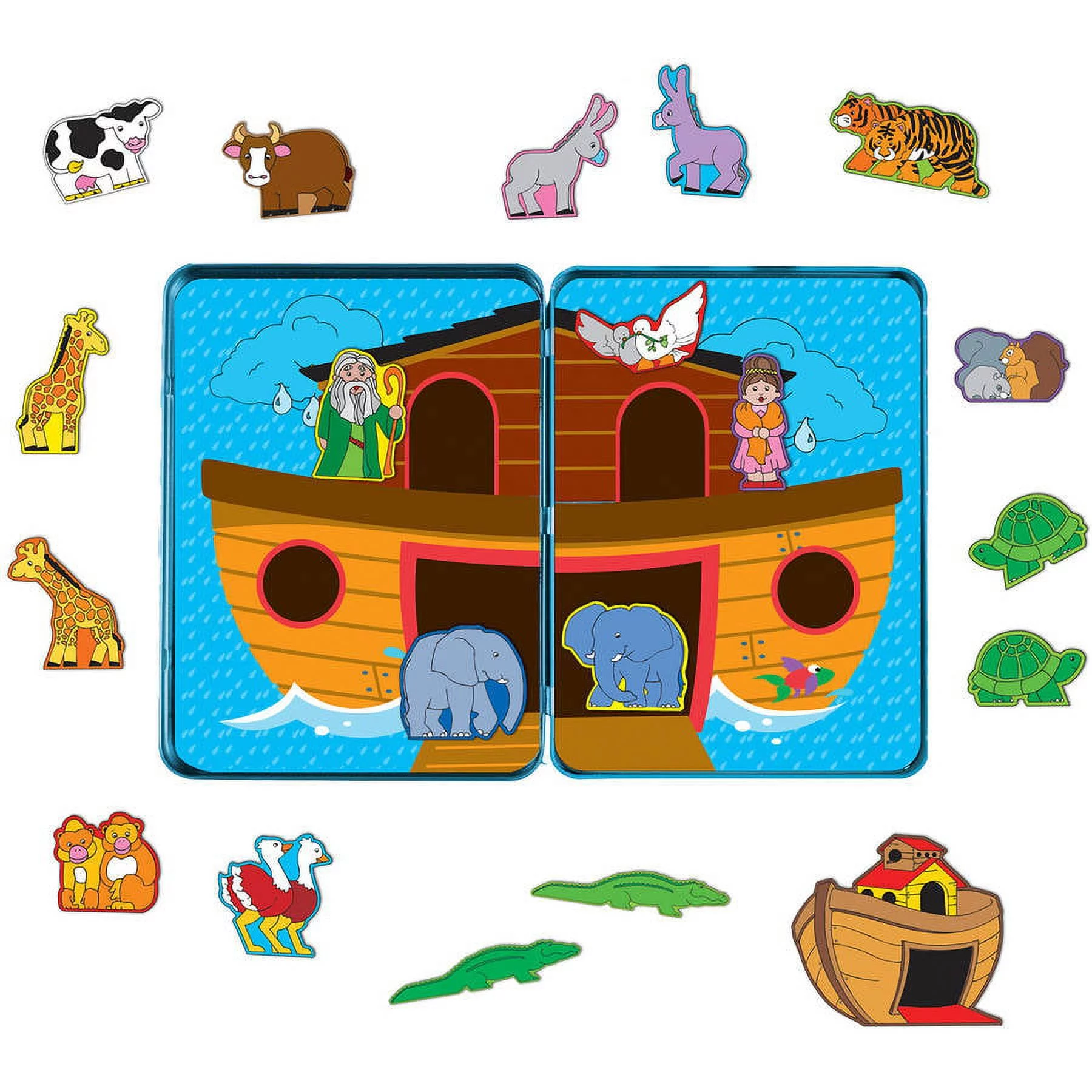 T.S. Shure Noah's Ark Magnetic Tin Playset