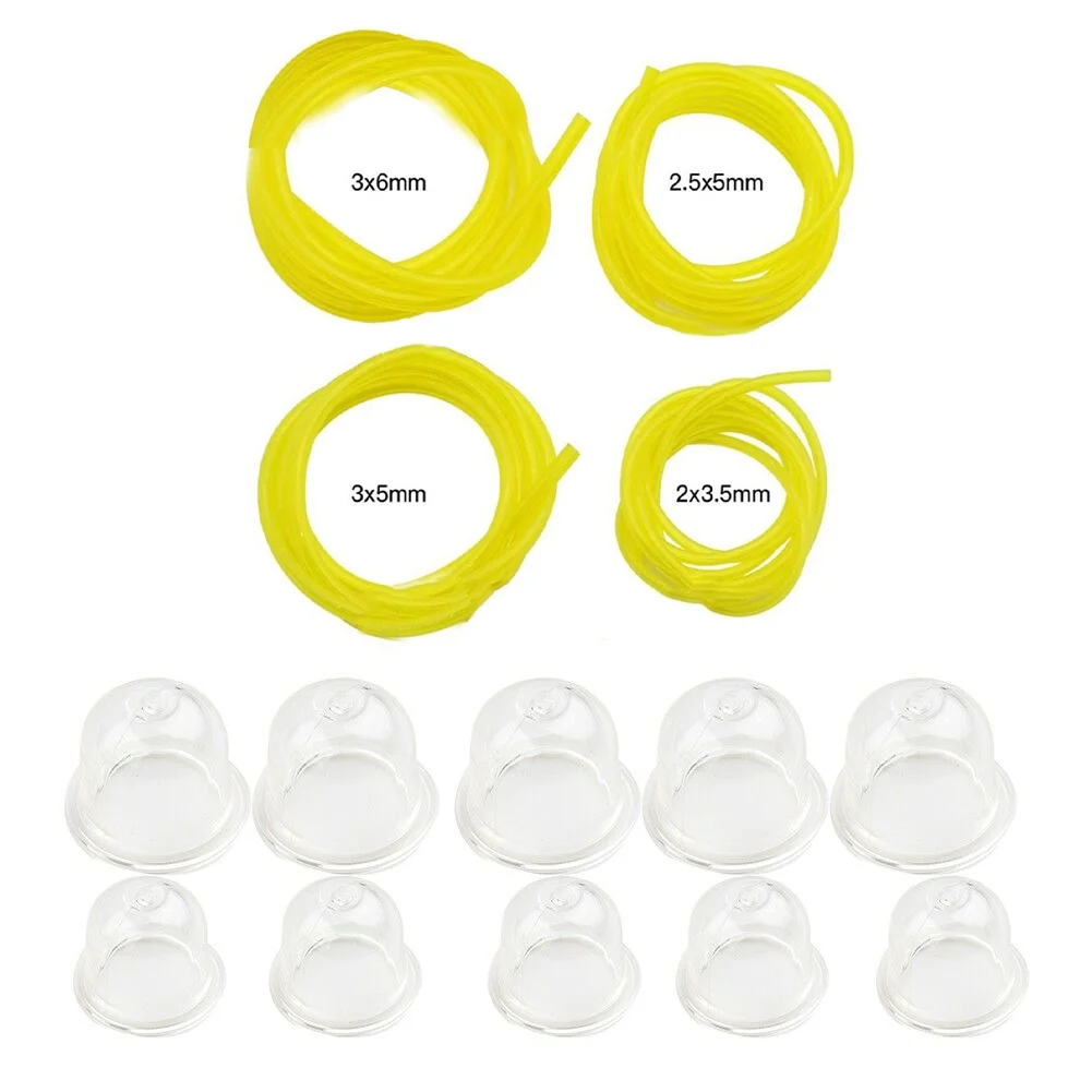 Mingyiq Set Primer Bulb Fuel Line For-Victa Echo Homelite For-Stihl Ryobi For-Honda/New