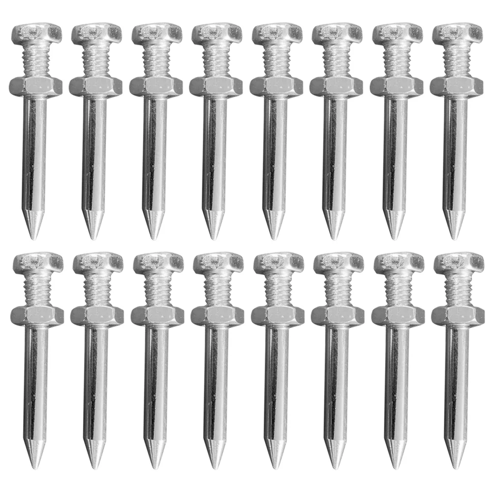 Qumonin Lawn Aerator Shoes Spike 26Pcs Metal Nail Tools