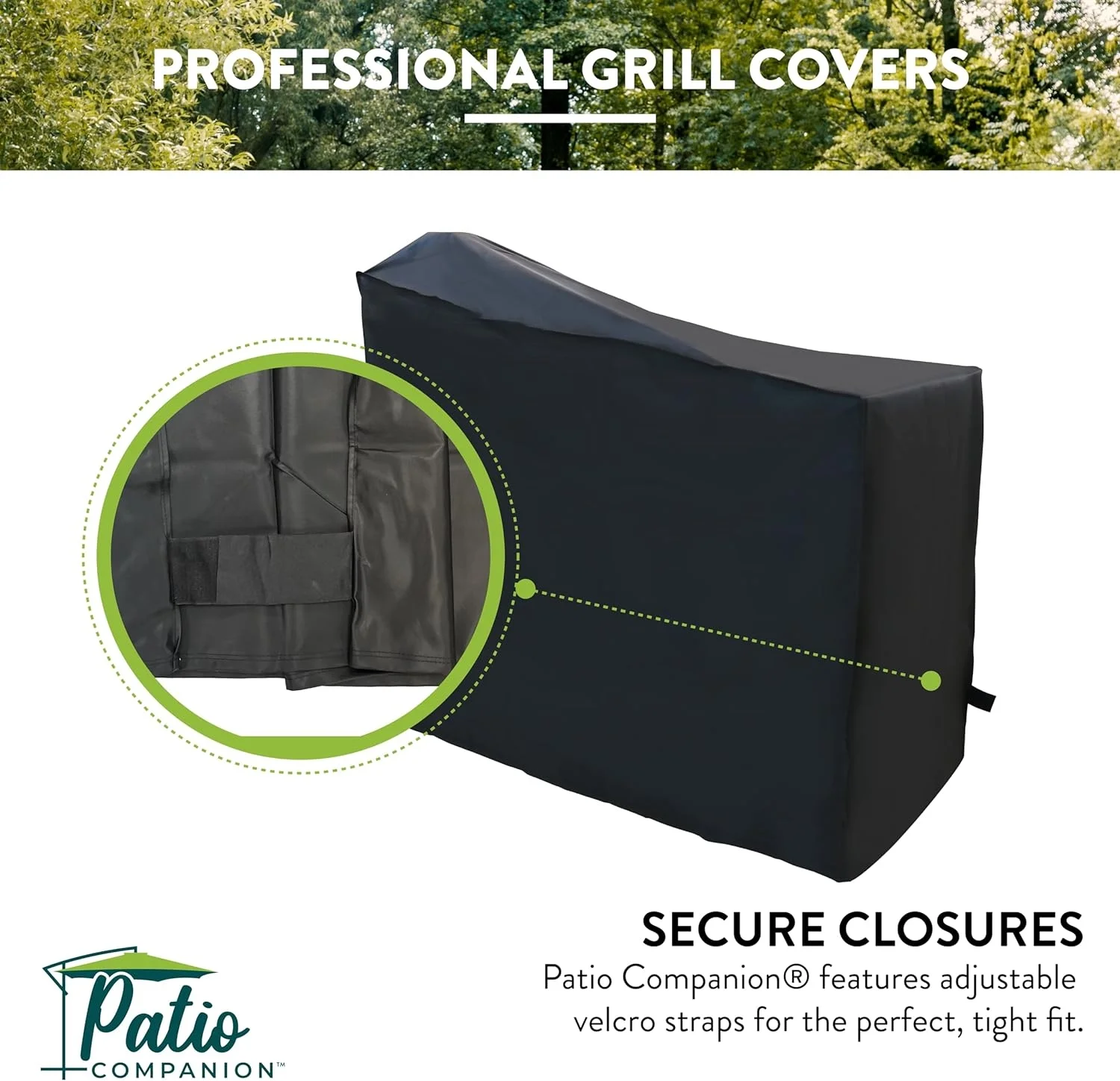 Patio Companion Grill CVR (Black)