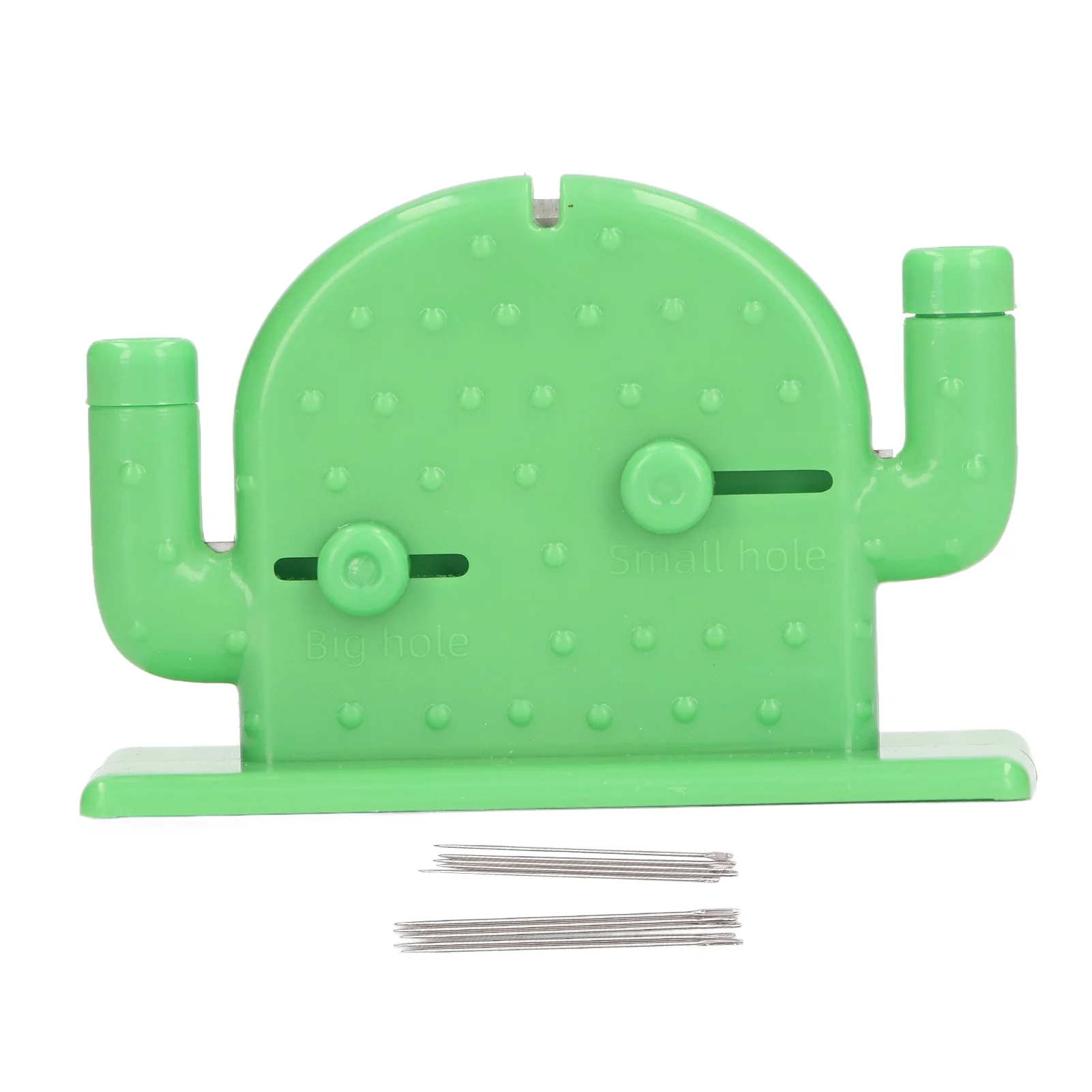 Plastic Needle Device Auto Sewing Needle Threader Double Headed Durable Plastic Easy Operation Stitch Insertion Tool for Elderly Household