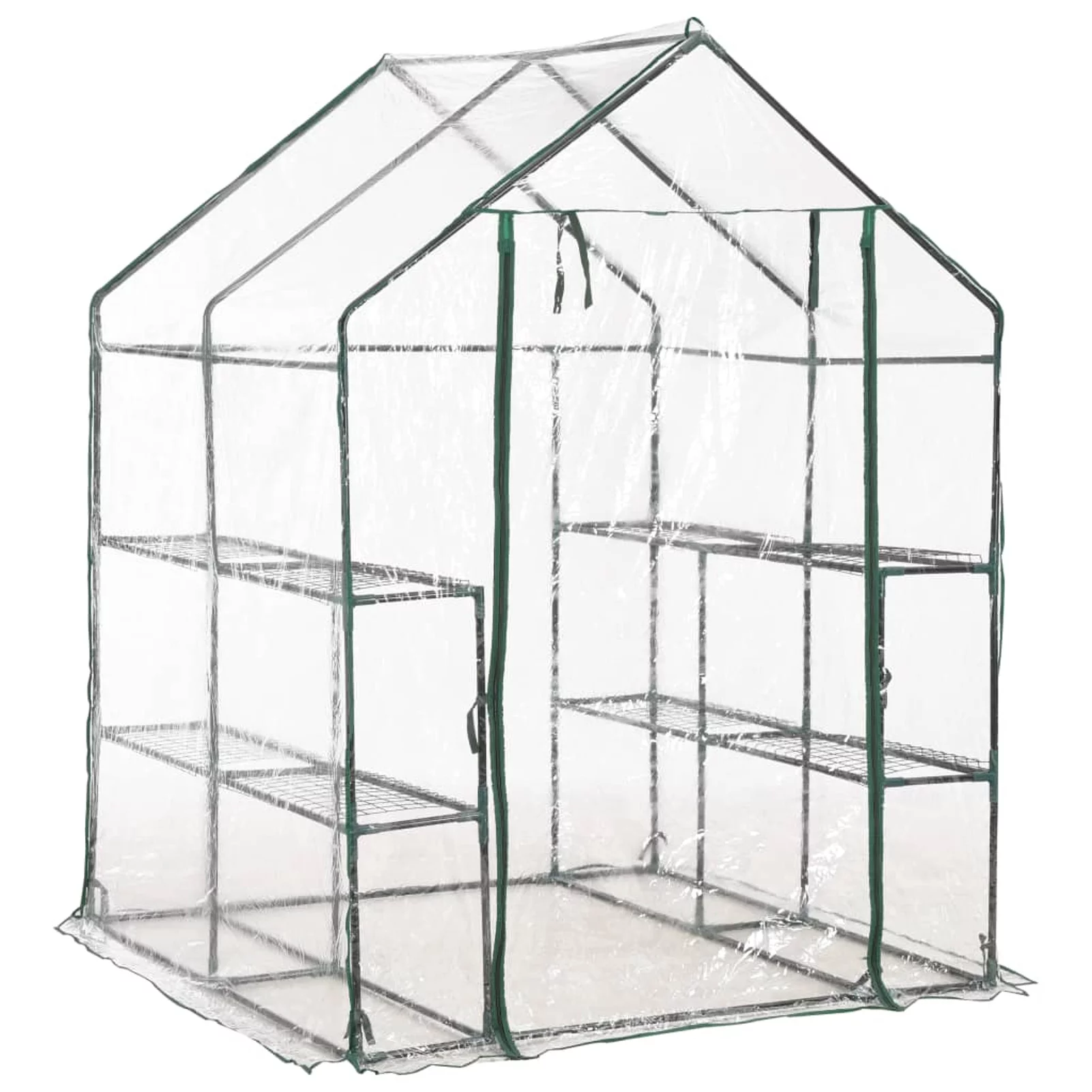 Suzicca Greenhouse with 8 Shelves 4.7'x4.7'x6.4'