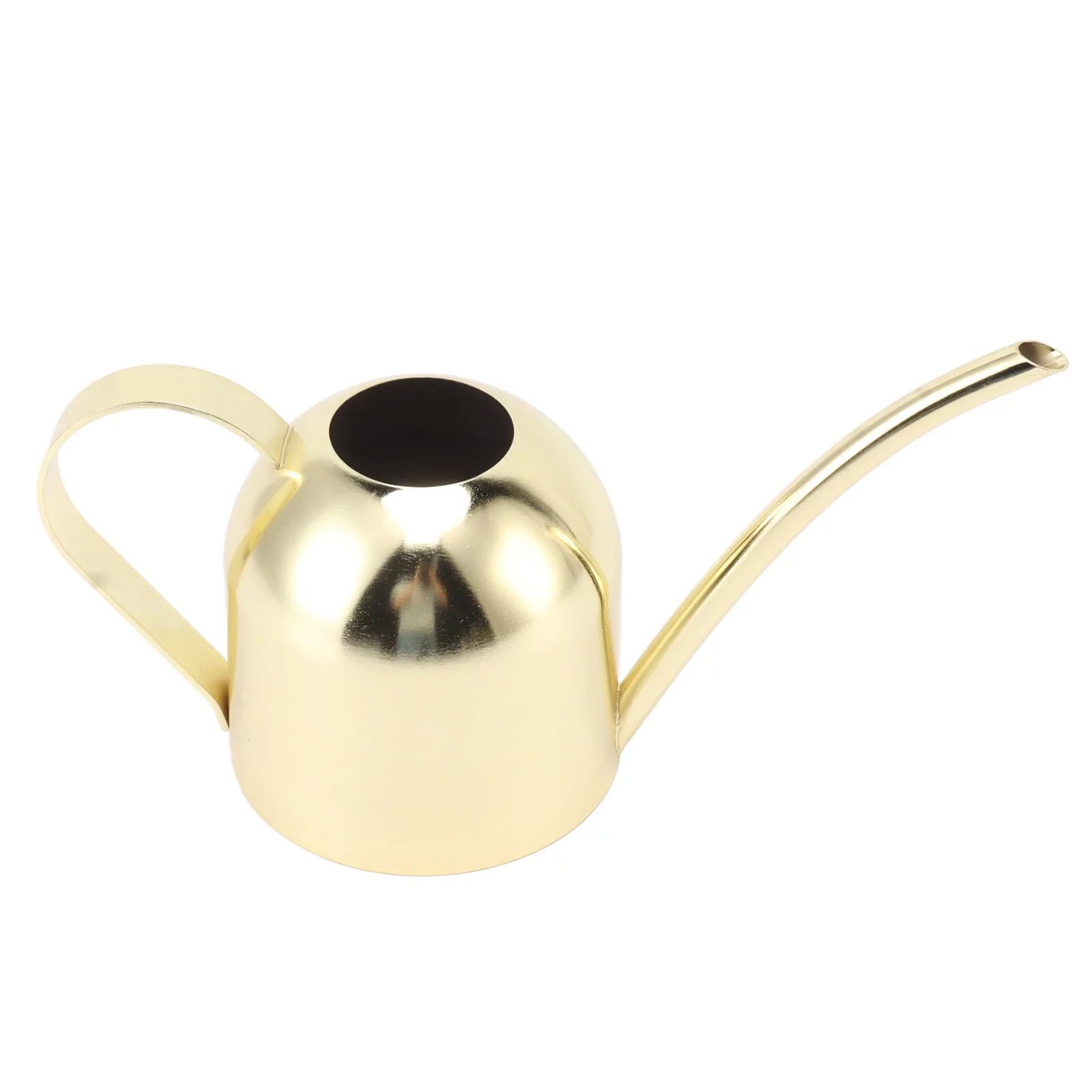 Sprinkling Pot Watering Can Stainless Steel Sprinkling Pot Large Capacity Long Spout for Indoor Outdoor House Planting Gardening Gold