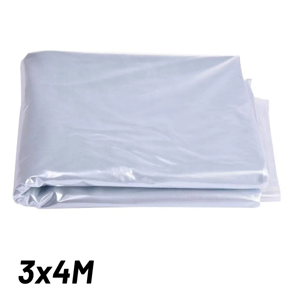 Clear Polythene Plastic Sheeting Garden Diy Material Cover For Greenhouse Roof
