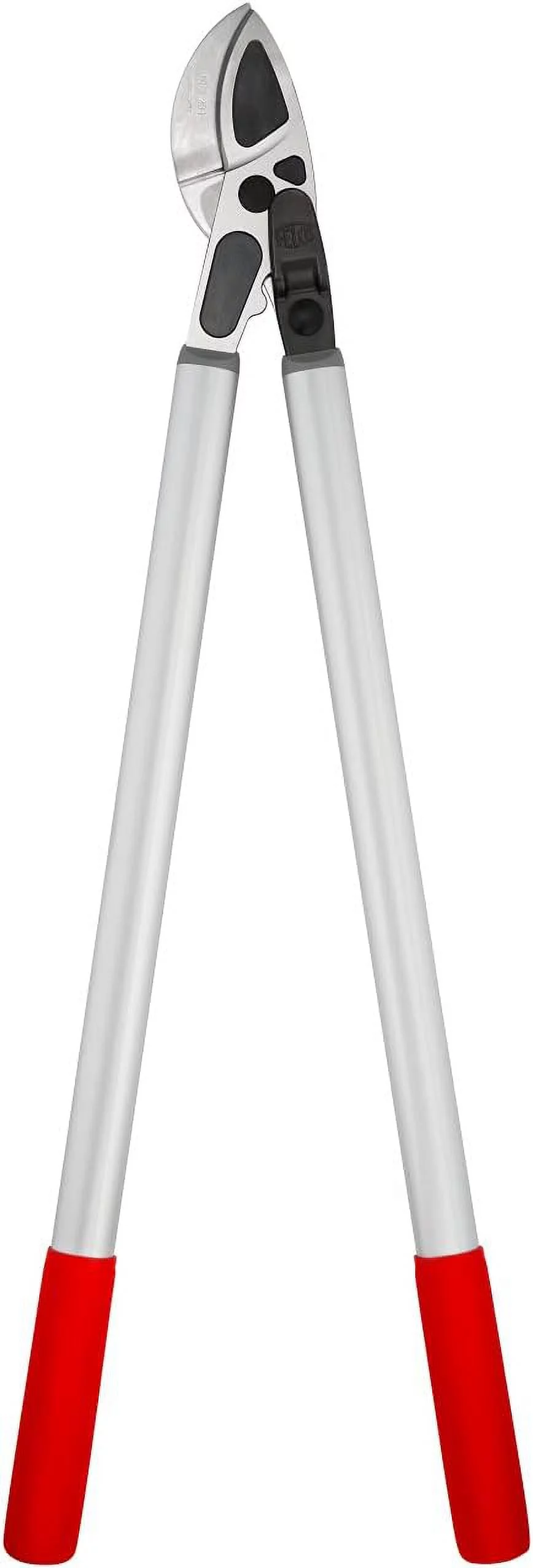 F231 231, Two-Handed, Lever-Action, Long Lopper, Style, Anvil Curved Blade, Red/Gray