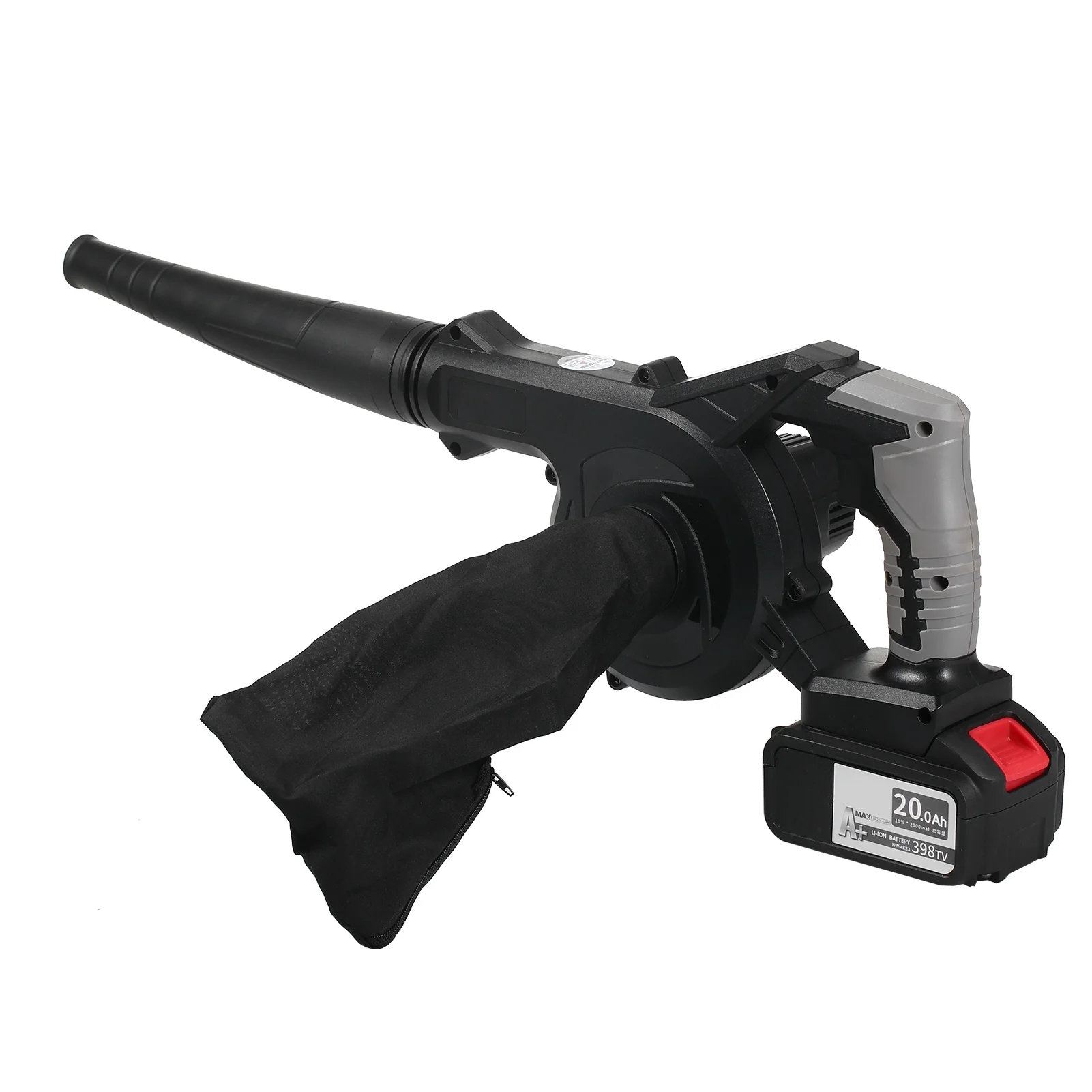 Dcenta 21V Blower for Patio, Yard, and Sidewalk - Small, Lightweight, 2-In-1 Blower & Vacuum Cleaner