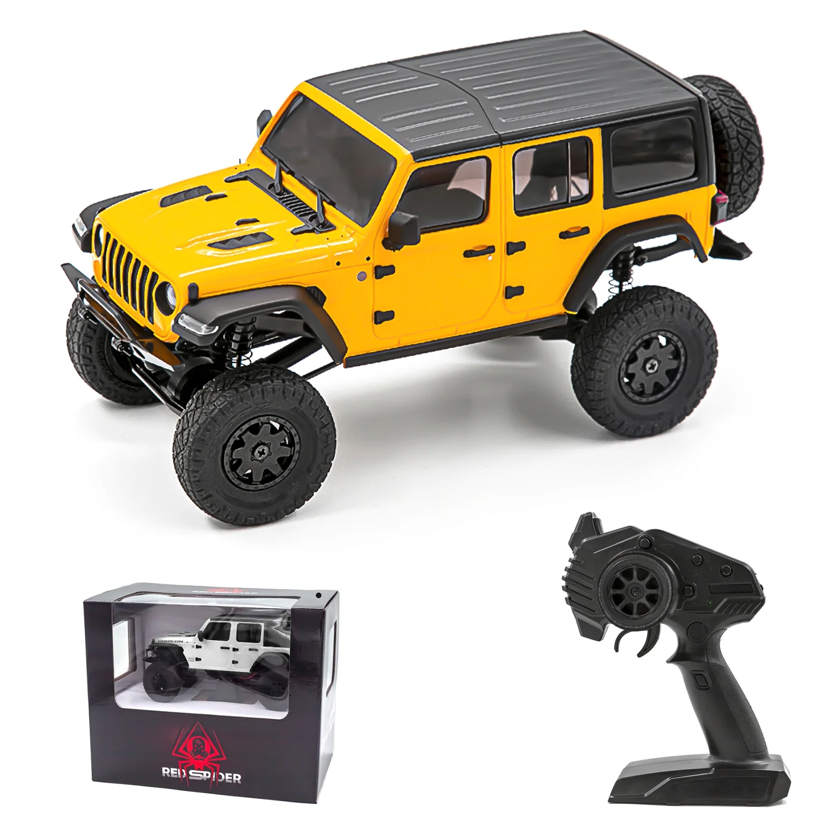RC Off-Road Truck RC Car Remote Control Car 124 2.4GHz 4WD Climbing Car RTR for Boys