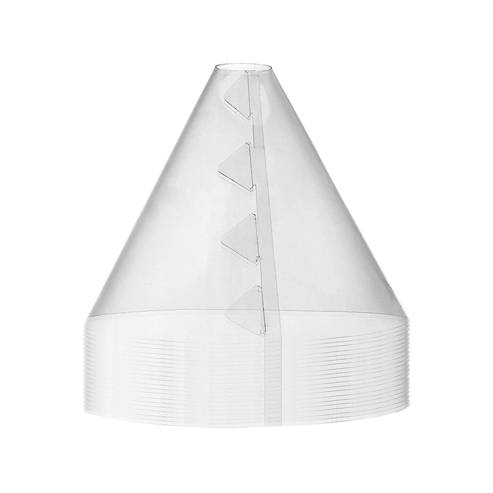 10x Garden Cloches Garden Plant Germination Cover, Clear Vegetables Protect Plant, Plant Hat Reusable Plant Bell Cover Frost Protection Cover