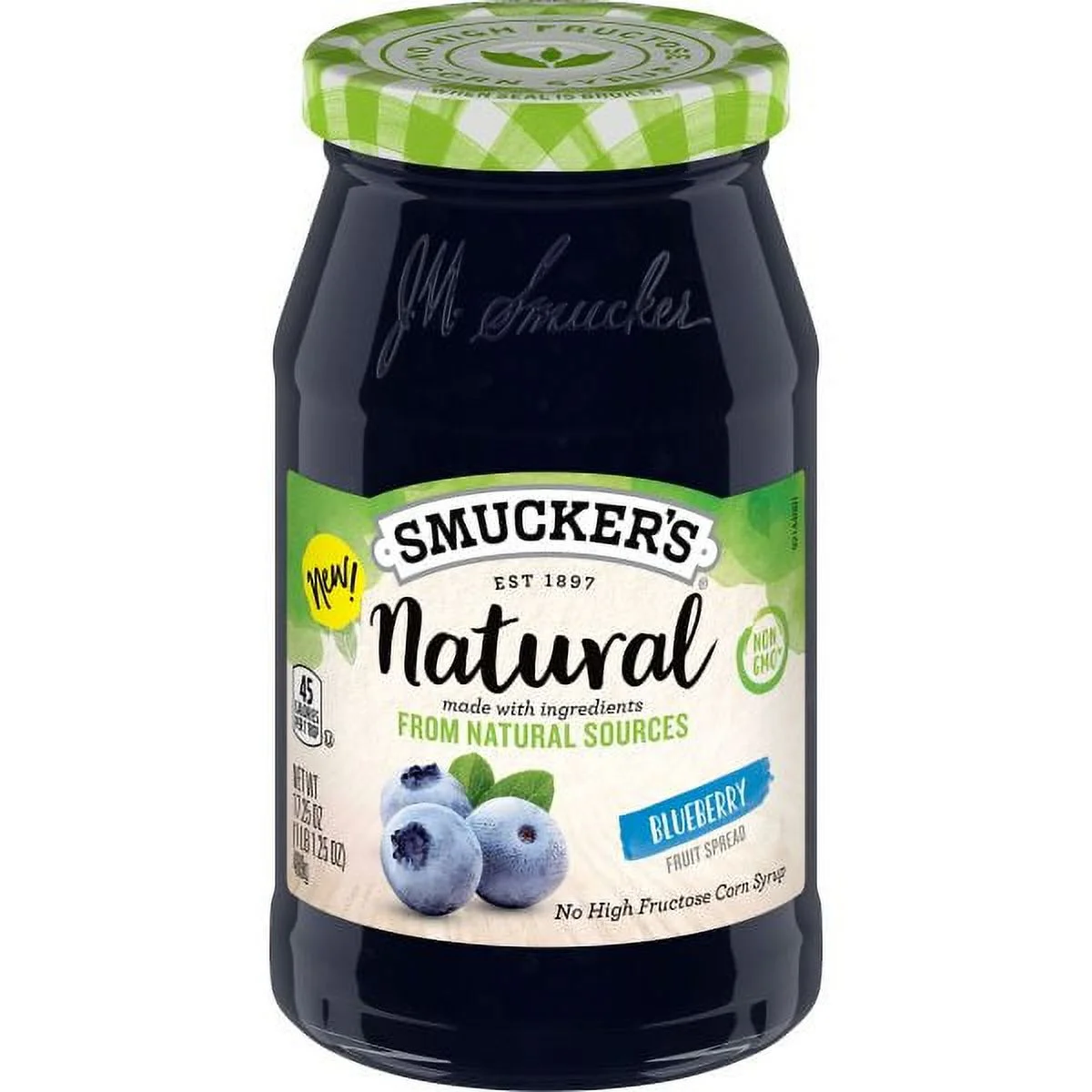 Smucker's Natural Blueberry Fruit Spread, 17.25 Ounces