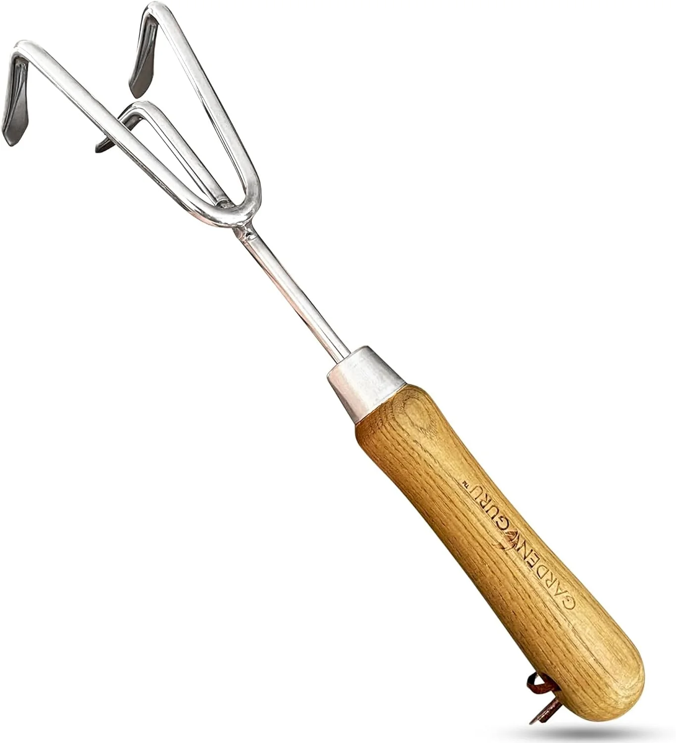 Garden Guru Garden Tool Set 3pc Hand Trowel Transplanter Cultivator \u2013 Heavy Duty Rust Resistant Stainless Steel \u2013 Classic Ergonomic Wooden Handle \u2013 Perfect Gardening Tool K