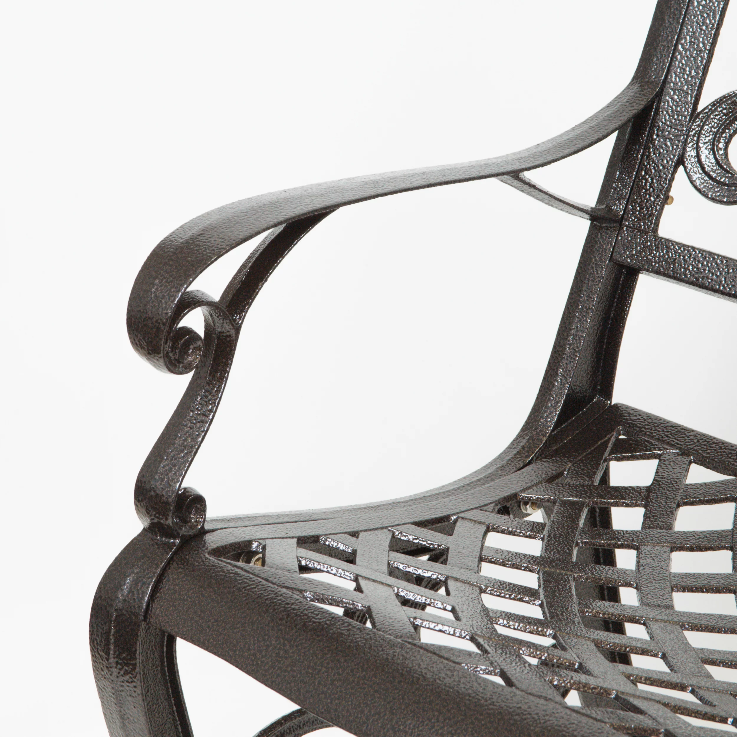 Dakota Outdoor Cast Aluminum Adjoining Chair