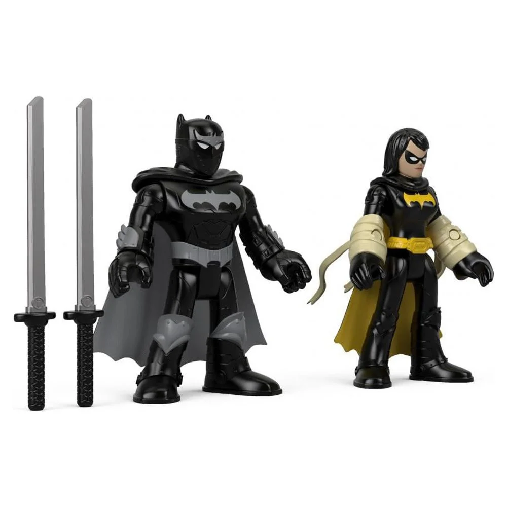 Imaginext DC Super Friends Black Bat and Ninja Batman Figure Set